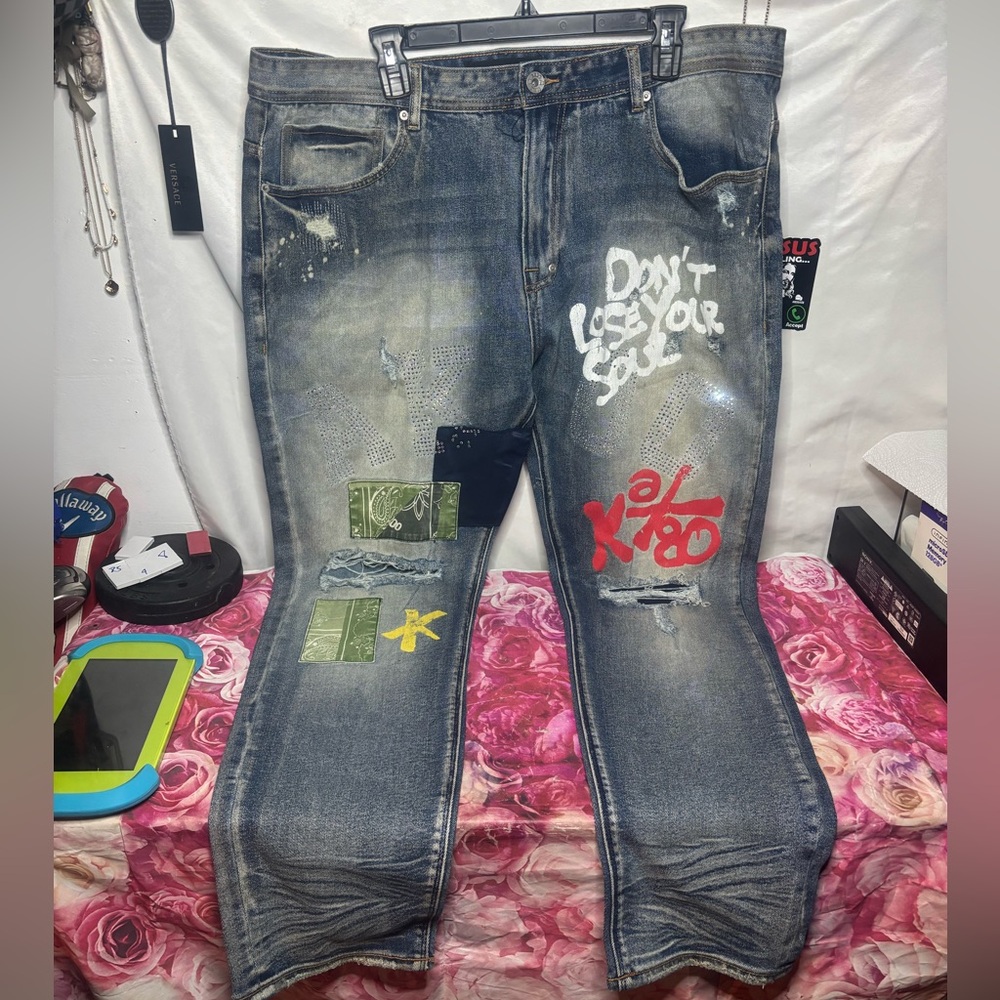 Men’s size 42 AKOO jeans